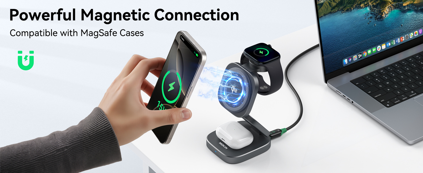 3 IN 1 WIRELESS CHARGING