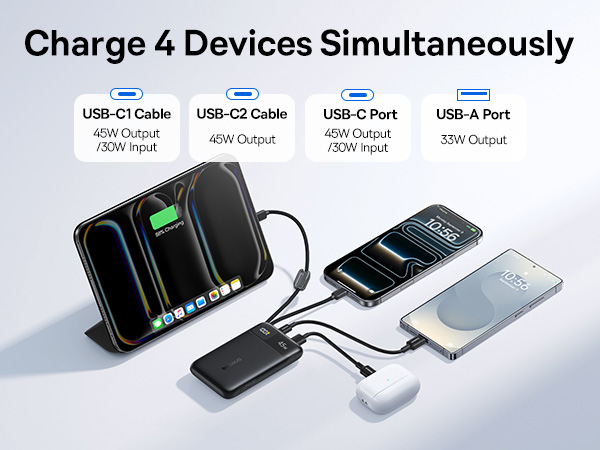 Enerfill fc11 10000mah 45W power bank