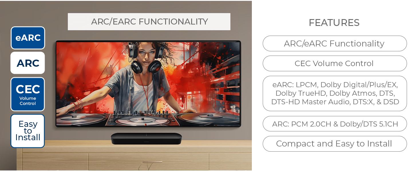1x2 HDMI audio splitter
