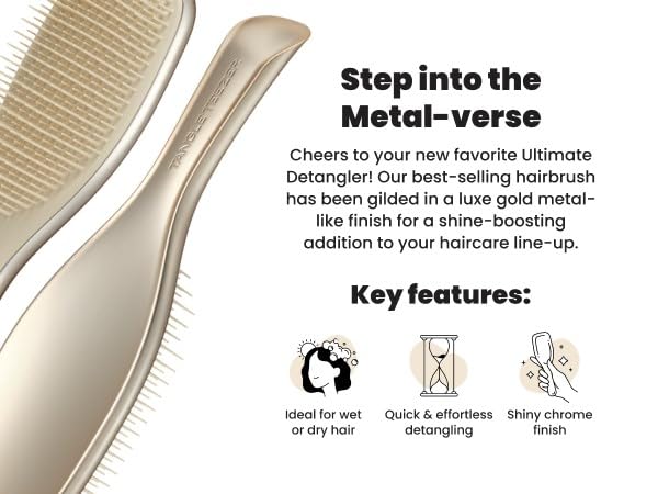 Tangle Teezer Chrome Ultimate Detangler Brush