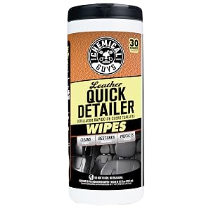 Leather Quick Detailer Canister Wipes from Chemical Guys