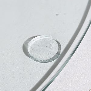 Near Invisible Under Glass Top