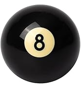 GSE 2-1/4" Regulation Size Billiard #8 Pool Ball Replacement Eight Ball OR Standard Billiard Pool...