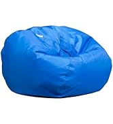 Big Joe Classic Bean Bag Chair, Sapphire Smartmax, Durable Polyester Nylon Blend, 2 feet Round