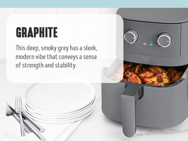 GreenLife, Ceramic Nonstick, PFAS-Free, Non-Toxic, Electrics, Air Fryer