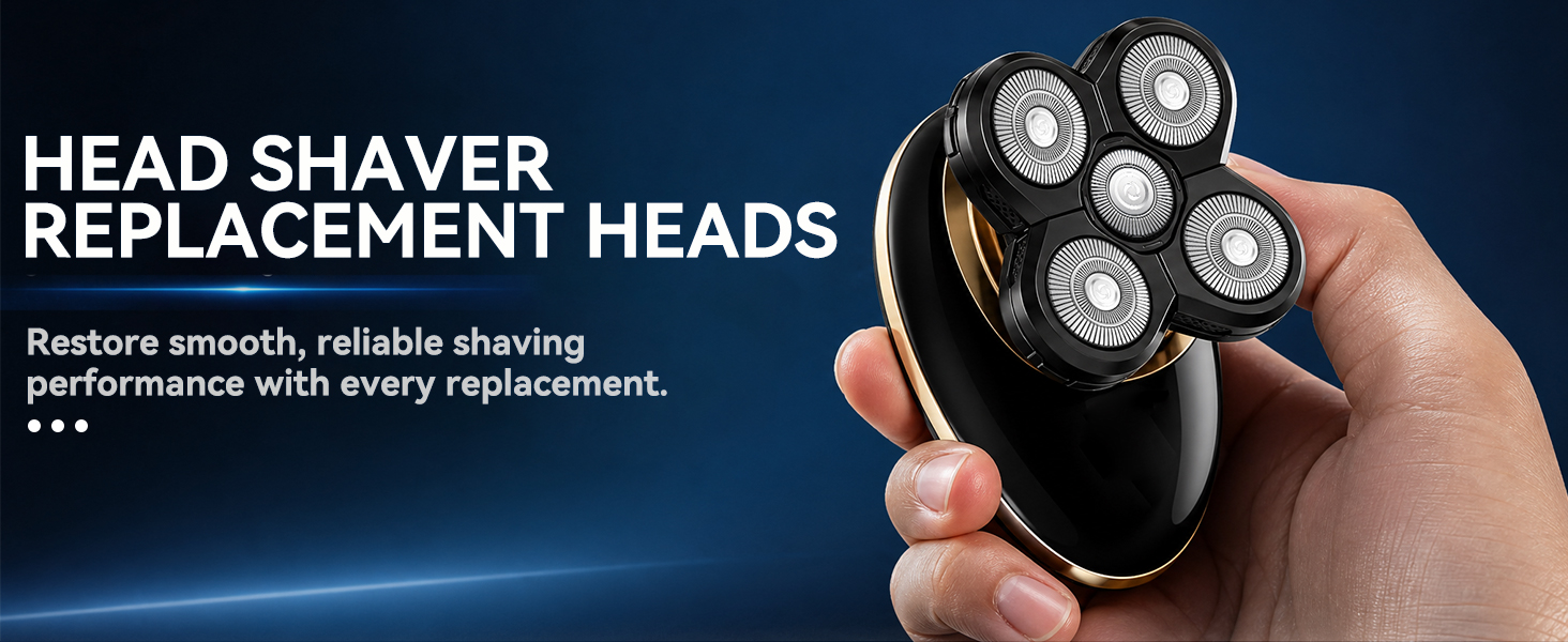 3 PCS Head Shaver Replacement Heads