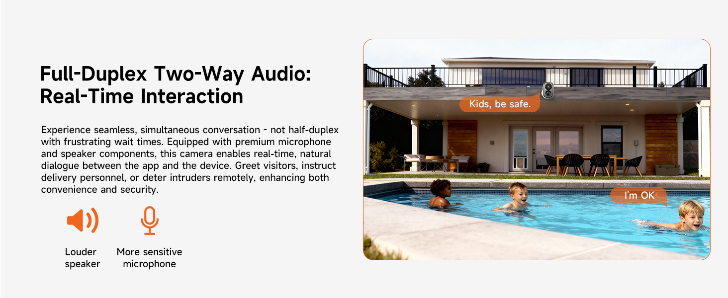 Wireless Home Security Camera, 2-Way Audio, Color Night Vision, 180-Day Battery Life, Motion Alert