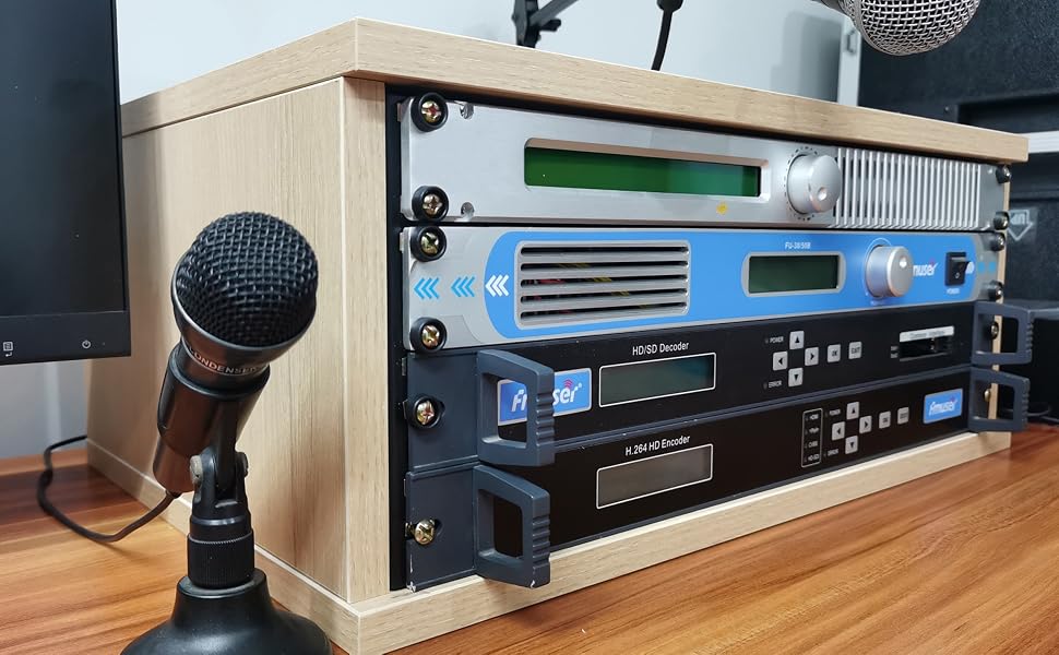 FMUSER 4U Rack Rails