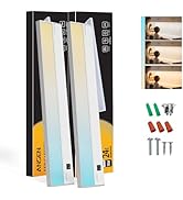 Ansen 2Packs of Under Cabinet Lighting Hardwired, 24in 18W 1237LM Dimmable Led Light for Kitchen/...