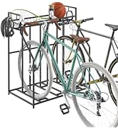 ClosetMaid ProGarage Bike Stand Rack with Storage Shelf and 4 Hooks for 3 Bicycles, Adult or Kids...