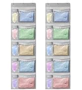 RUIPBOTE 2 Pack Weekly Kids Clothes Organizer – Day of the Week Hanging Closet Storage for School...