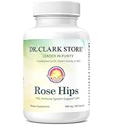 Dr Clark Store Rose Hips Supplement, 500 MG, 100 Gelatin Capsules