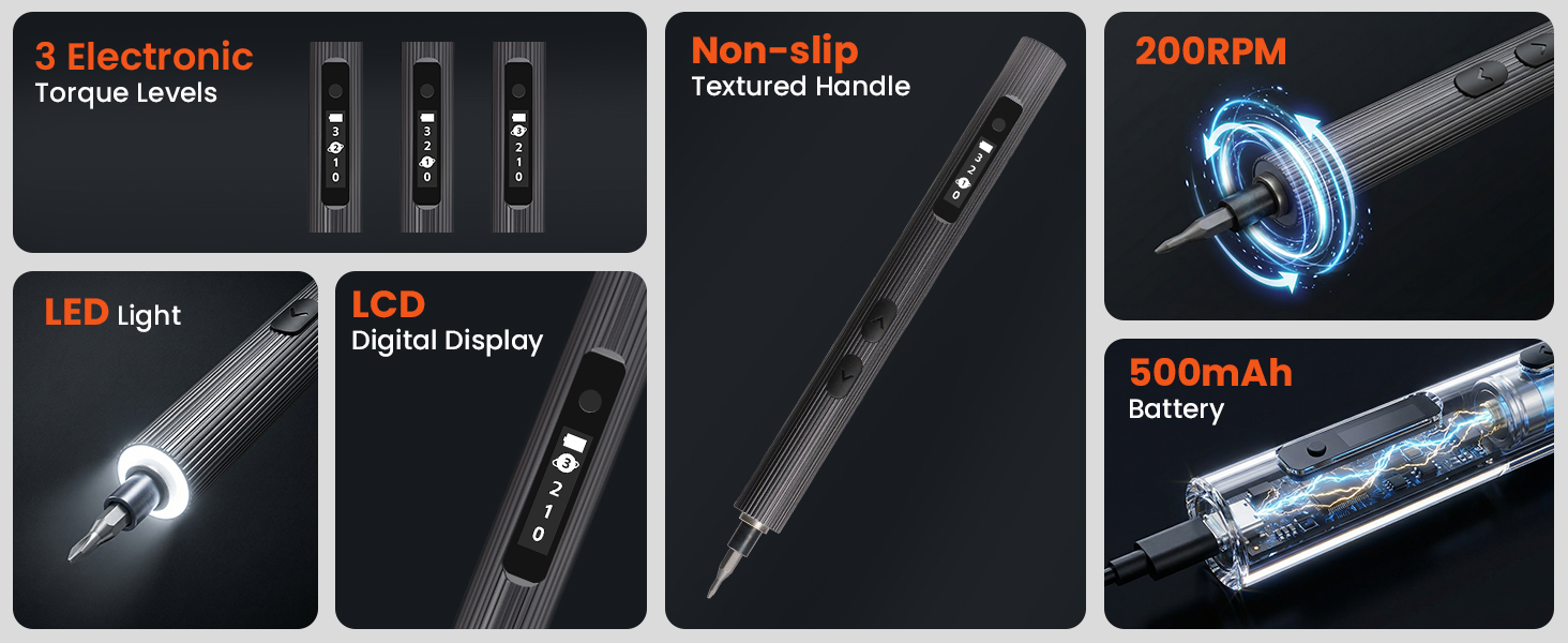 power screwdriver cordless rechargeable