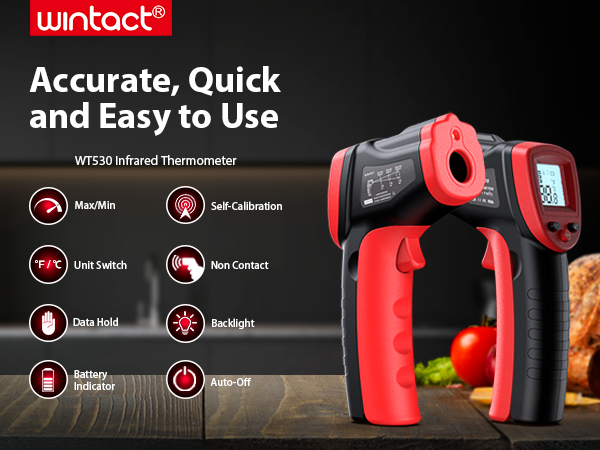 infrared thermometer for pizza oven