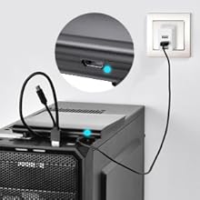 ROOFULL RF21-MAS DVD drive comes with an extra power supply cord for ensure sufficient power