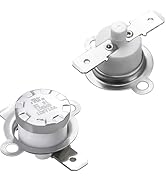 Awozkcd UL/CUL KSD301 Manual Reset Thermostat 125V 16A Temperature Control Switch, 105°C/221°F Of...