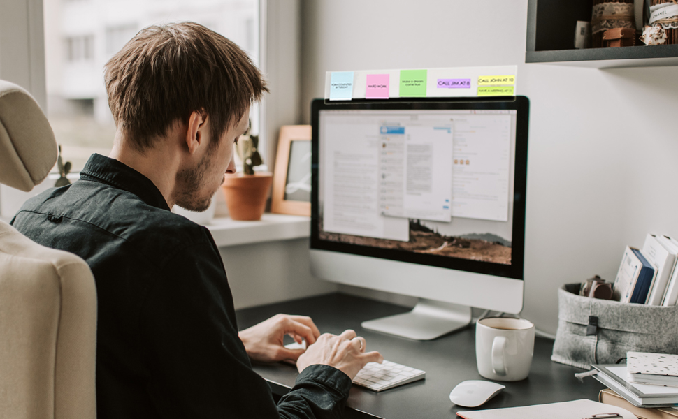 Monitor memo board