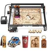 Acmer P1 s PRO 48000mW Laser Engraver | 25L Air Assist, 0.01mm Precision, 380*350mm Work Area, Cl...