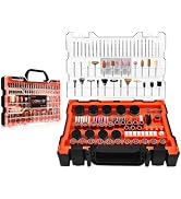 GOXAWEE 480Pcs Rotary Tool Accessories Kit, 1/8" Universal Shank | Compatible with Dremel, Rotary...