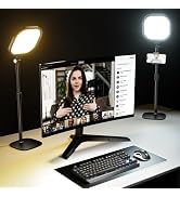 2 Packs Video Conference Lights for Zoom Meeting, LitONES Podcast Lighting Kit for Working from H...