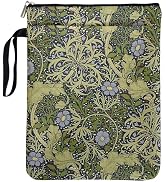Art Floral Vintage Pattern Book Sleeve for Book Lovers Art Teacher, Book Club Book Accessories Gi...