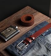 mens belt casual heavy duty flexible handmade men's accessories gift Italian genuine leather