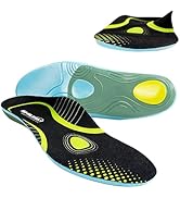 SMILESKY Heavy Duty Support Pain Relief Orthotics for Men & Women-High Arch Support Inserts Engin...