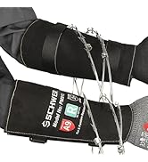Schwer ANSI A9 Cut & Level 5 Puncture Resistant Arm Sleeves, PM915 High Risk Protection Arm Guard...