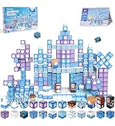 Vdealen 300 PCS Magnetic Blocks-Magnetic Building Blocks, Stacking Magnetic Cubes Toy for Kids, S...