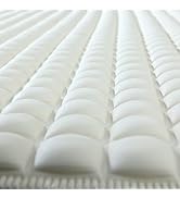 SlipX Solutions Cream Pillow Top Plus Safety Bath Mat Provides The Very Finest in Cushioned Comfo...