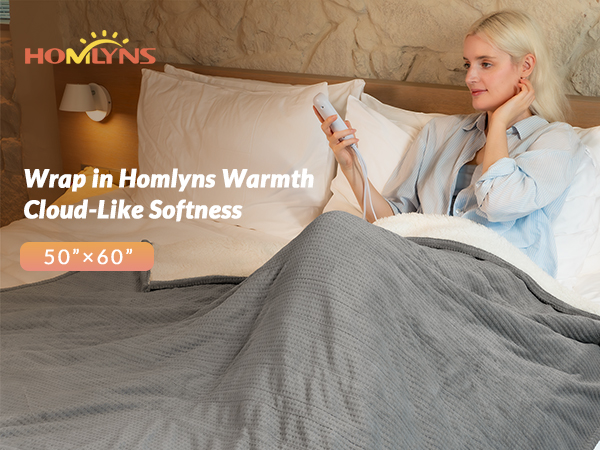Homlyns Heated Throw
