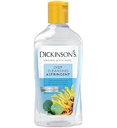 Dickinson's Enhanced Witch Hazel Deep Cleansing Astringent, Menthol and Eucalyptus, 16 Fl Oz (Pac...