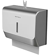 Bertreno Commercial Paper Towel Dispenser Wall Mounted C-fold Hand Towel Dispenser for Bathroom A...