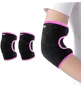 YEEKORO Kids Elbow Brace Arm Sleeve, Adjustable Sport Elbow Protector Breathable Elbow Sleeve wit...