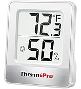 ThermoPro TP49 Digital Hygrometer Indoor Thermometer Humidity Meter Room Thermometer with Tempera...
