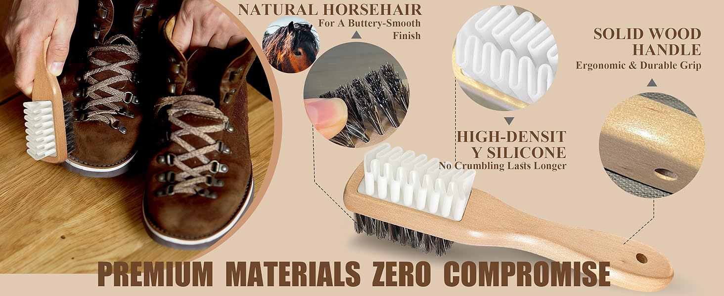 suede brush and eraser