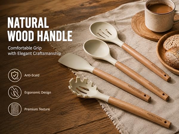 Silicone Kitchen Cooking Utensils Set