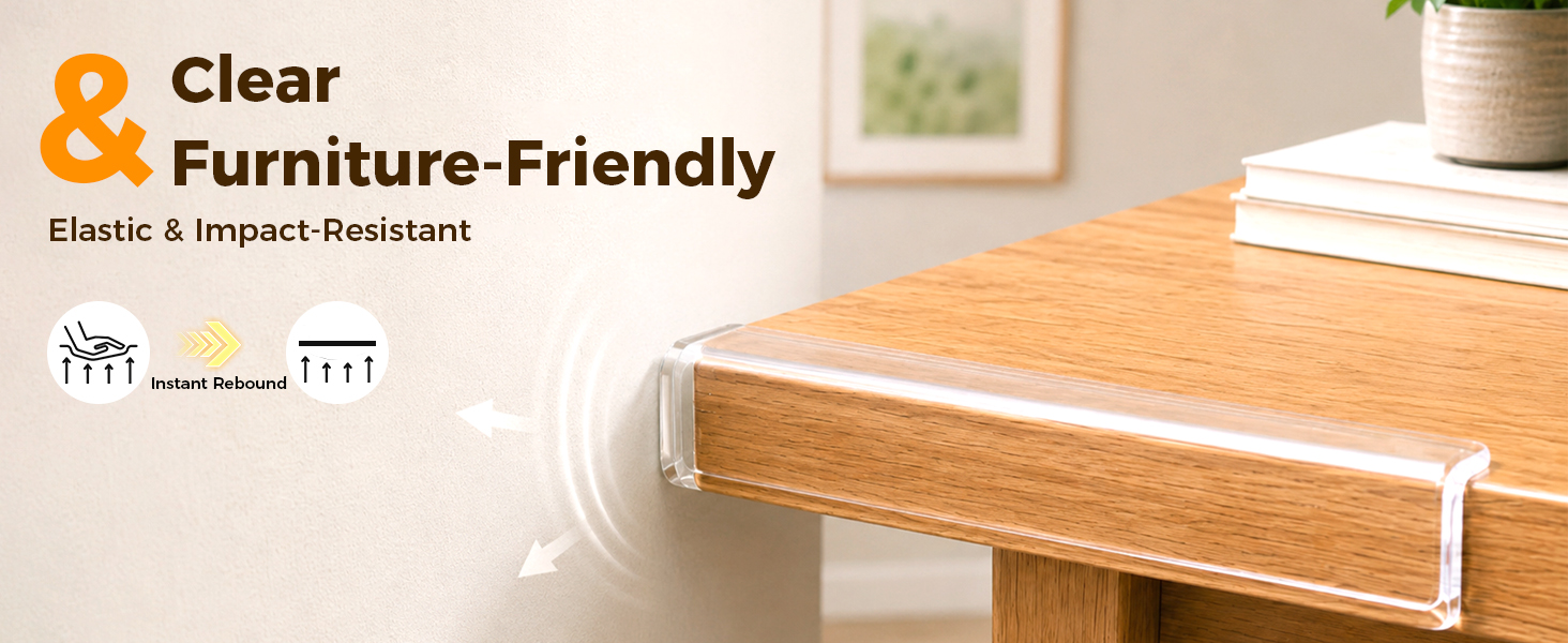 corner guards, furniture edge protector anti collision furniture tape clear edge guard