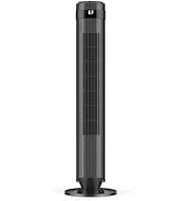 OLIXIS Tower Fan for Bedroom, Oscillating Standing Fan with Remote Control 60-Degree, 5 Speeds 4 ...
