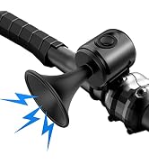 OOPSCOOL Electric Bike Horn,120dB Electric Cycling Bells with 300mAh Button Battery Operated Loud...