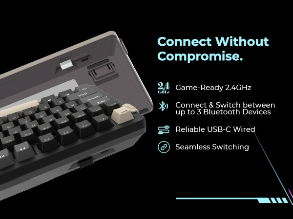 Bluetooth, Type C, Wireless