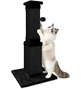 AGYM Cat Scratching Post, 32 Inch Cat Scratching Posts for Large Cats, Scratching Posts for Indoo...