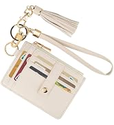 KNGITRYI Small Wristlet Wallets for Women RFID Credit Card Holder Wallet Keychain Wristlet Wallet...