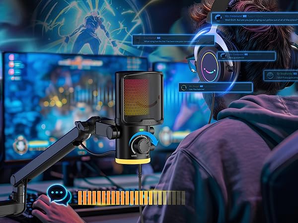 game chat mix ratio microphone