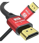 6FT HDMI 2.1 Cable 8K60Hz 4K120Hz, 48Gbps Ultra High Speed HDMI Cable with Gold Plated Connectors...