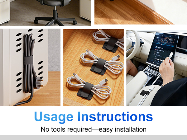 Cable Management Under Desk
