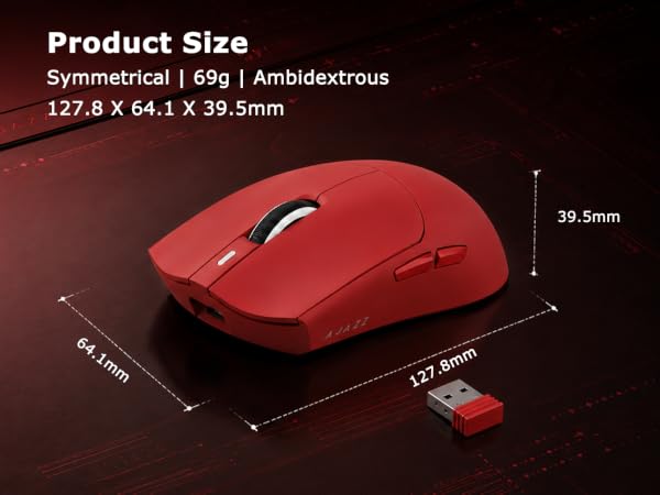 ambidextrous gaming mouse