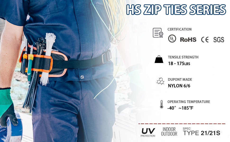 zip ties 8 inch