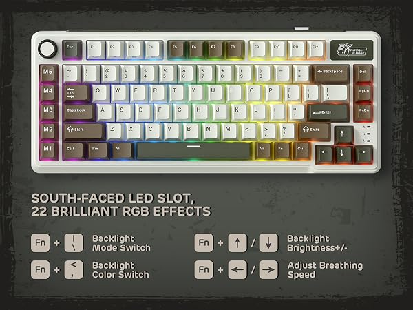 Royal Kludge RK84 RK87 RK61 RK68 hot swap mechanical TKL Tenkeyless Wireless Bluetooth full rk s98