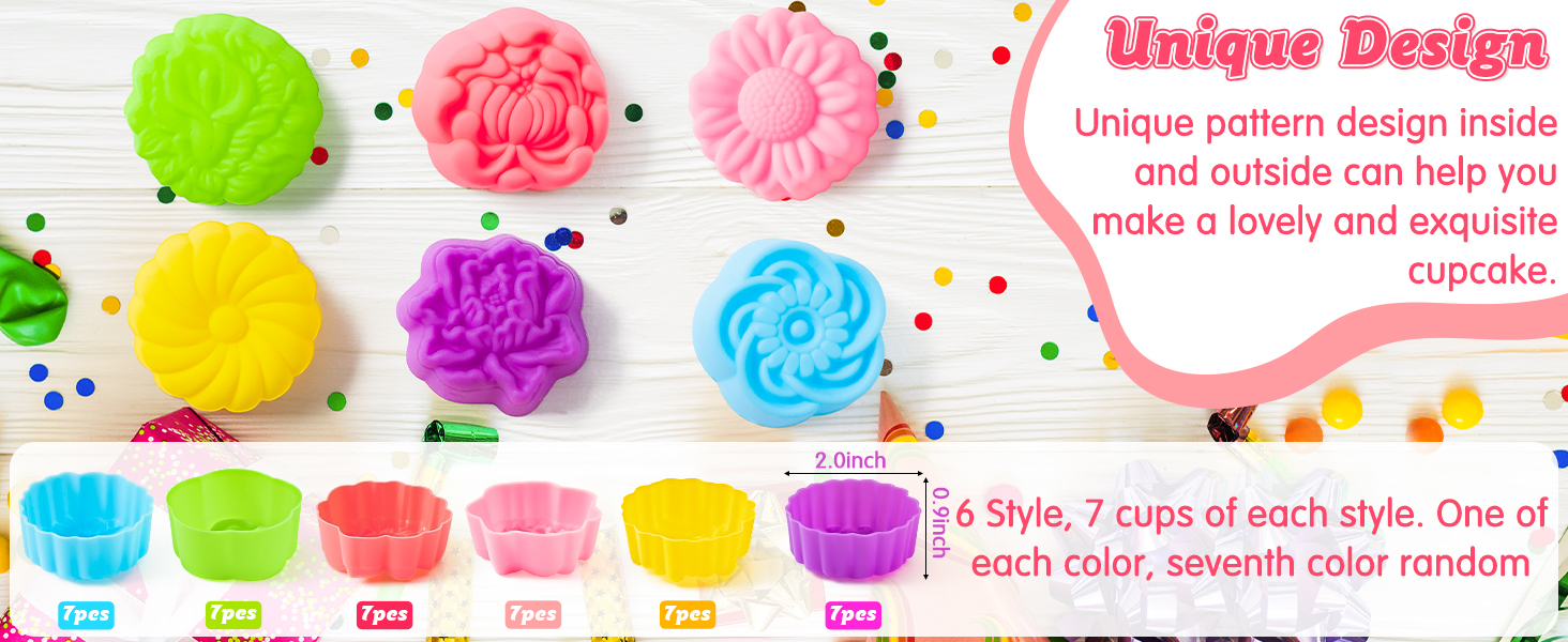 Multi Color Cupcake Liners